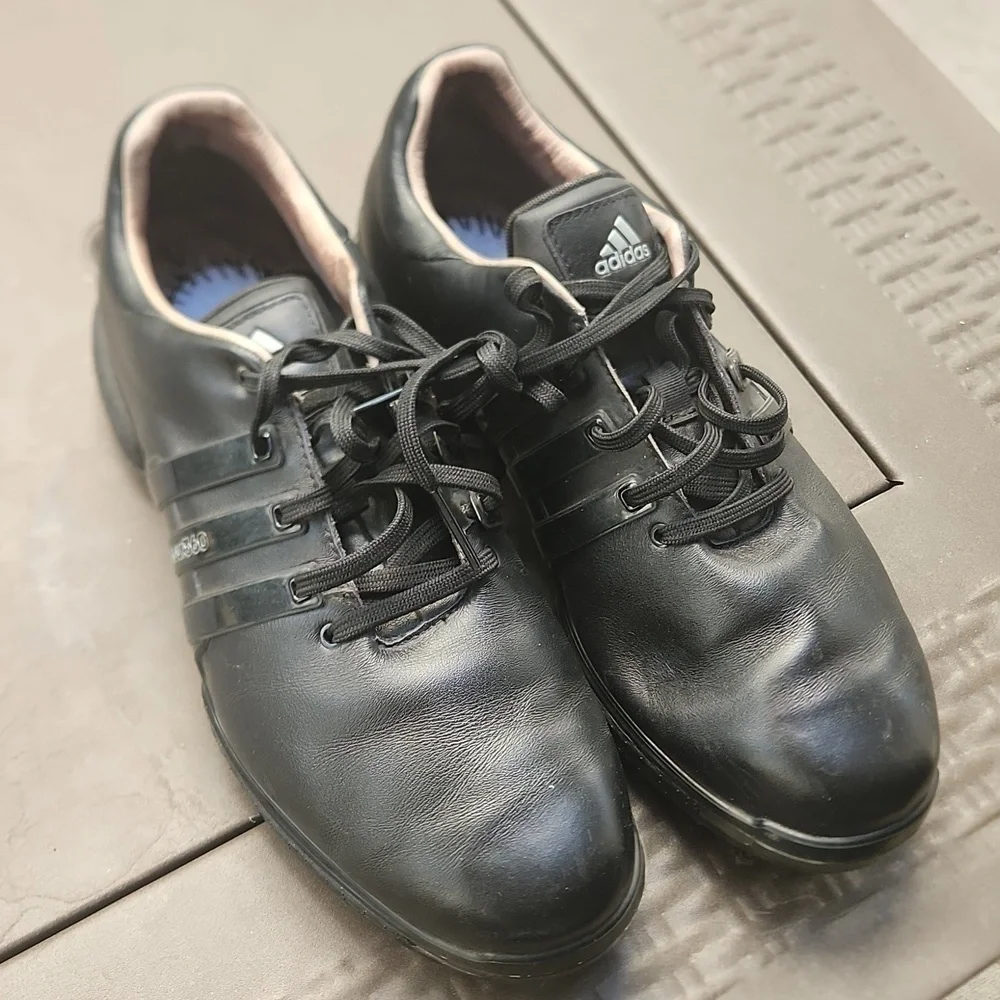 Adidas Black Golf Shoes